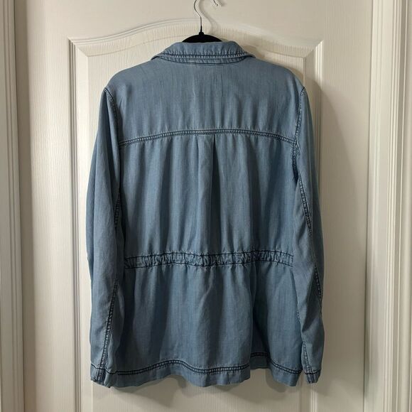 Gap Chambray Shacket Size XL - Picture 4 of 8